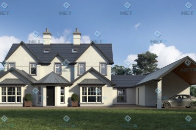 House Exterior 4 3D-Visualisation