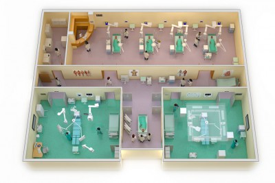Hospital Plans 3D-Plans