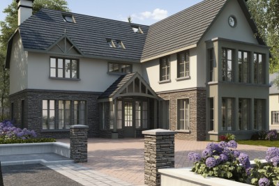 House Exterior 3 3D-Visualisation